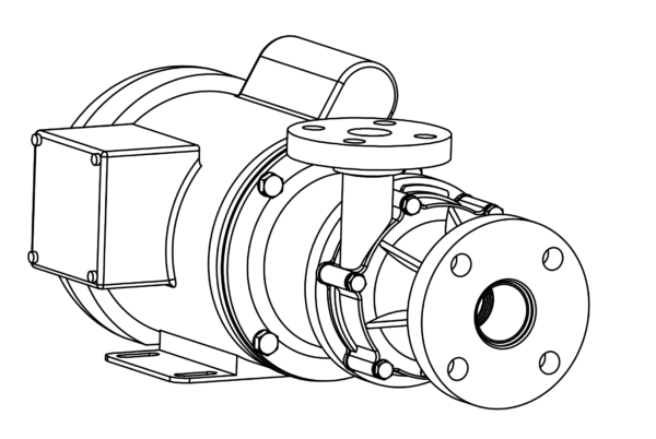 March TE-7.5P-MD with Flanges