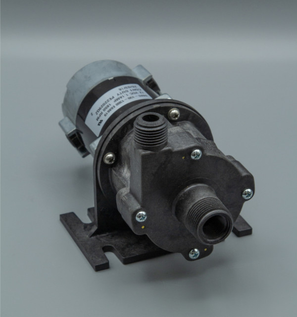 March Pump’s 809-PL-C centrifugal sealless magnetic drive pumps with DC brush type motor.