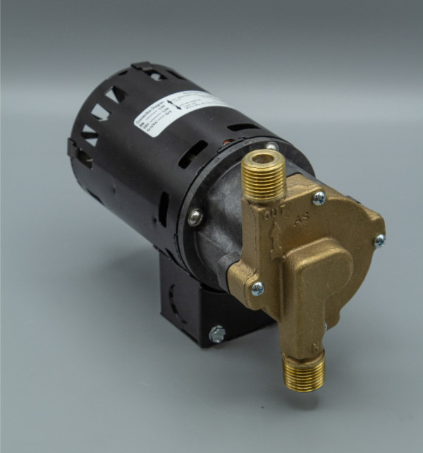 March Pump’s 809-BR-HS centrifugal sealless magnetic drive pumps ideal for hot water applications.