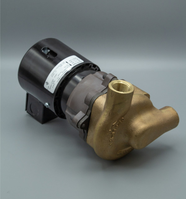 March Pump’s 821-BR-T centrifugal sealless magnetic drive pumps ideal for hot water applications.