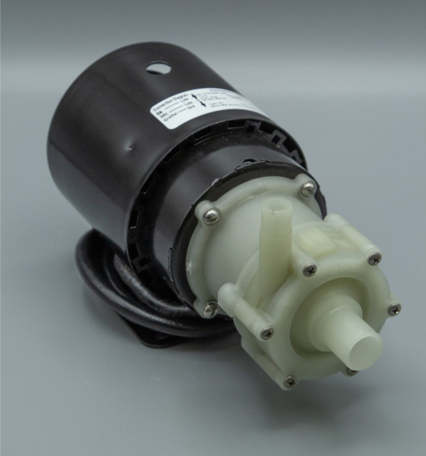March Pump’s BC-2AP-MD centrifugal sealless magnetic drive pumps constructed from Polypropylene ideal for chemical applications.