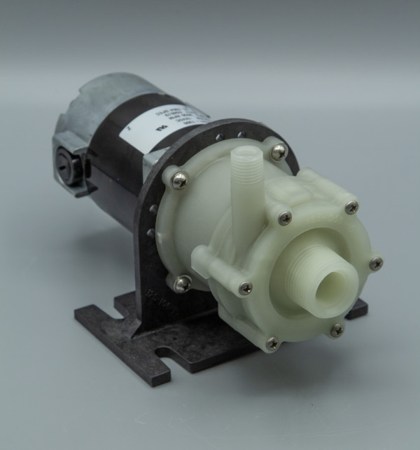 March Pump’s BC-2CP-MD centrifugal sealless magnetic drive brush type pumps ideal for chemical applications.