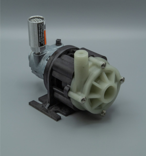 March Pump’s BC-3CP-MD-AM centrifugal sealless magnetic drive air powered pumps ideal for chemical applications.