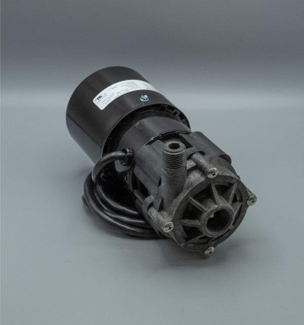 March Pump’s BC-3K-MD centrifugal sealless magnetic drive pumps constructed from PVDF ideal for chemical applications.