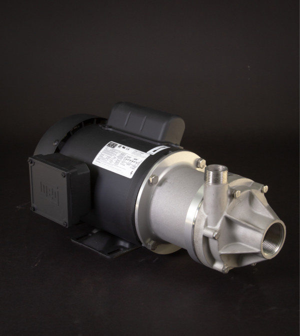 March Pump’s TE-7S-MD centrifugal sealless magnetic drive pumps constructed from 316 Stainless Steel ideal for chemical applications.