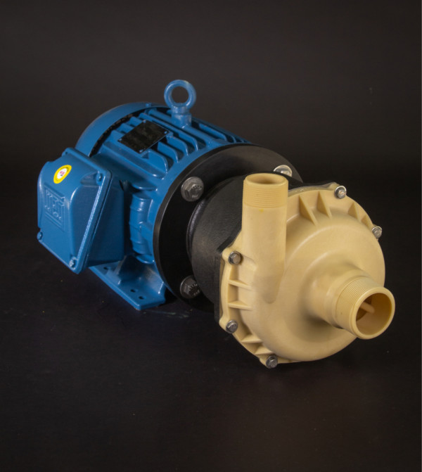 March Pump’s TE-8K-MD centrifugal sealless magnetic drive pumps ideal for chemical applications.