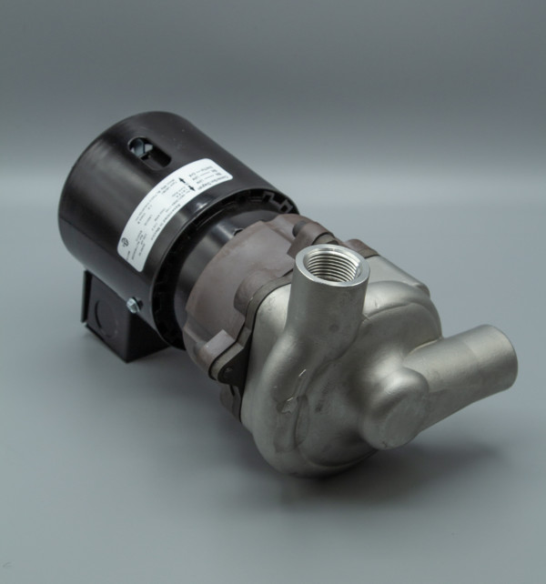 March Pump’s 821-BR-T centrifugal sealless magnetic drive pumps ideal for hot water applications.